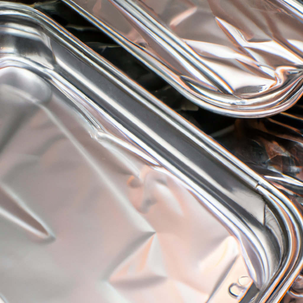 Ree aluminum foil pans: one hard-anodized, one coated, and one clad